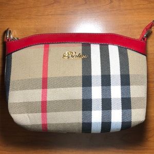 Red Plaid Balisa purse